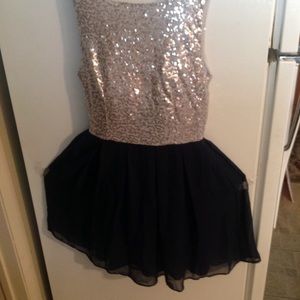 B. DARLIN sequin party dress small
